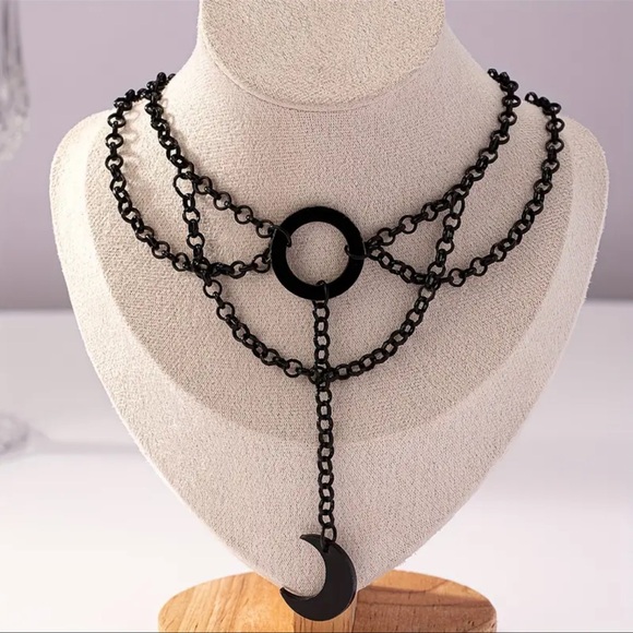 None Jewelry - Choker Necklace, Goth, Halloween, NIP